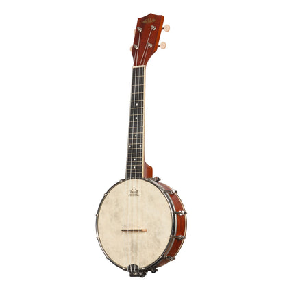 Kala Natural Mahogany Banjo Concert Ukulele with Bag