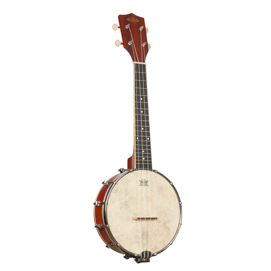 Kala Natural Mahogany Banjo Concert Ukulele with Bag
