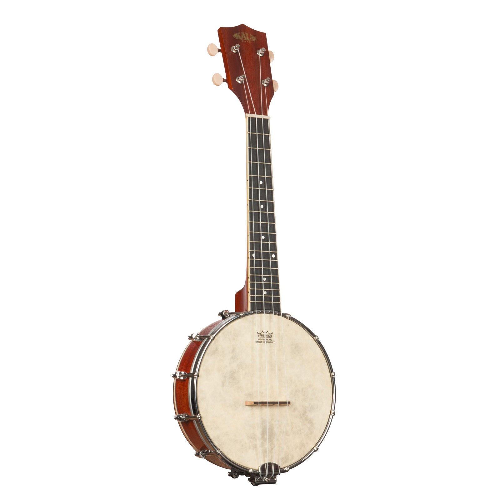 Kala Natural Mahogany Banjo Concert Ukulele with Bag