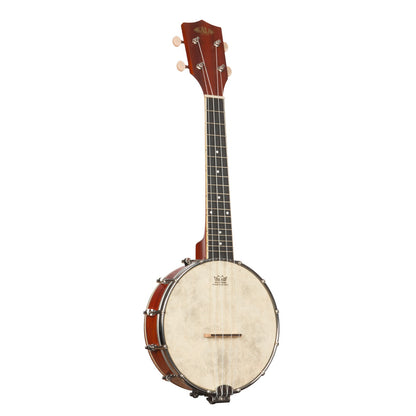Kala Natural Mahogany Banjo Concert Ukulele with Bag