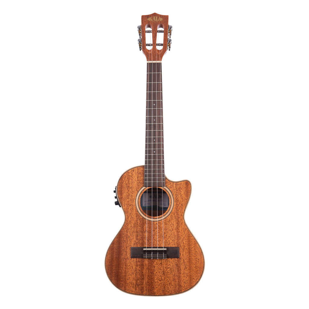 Kala All Solid Gloss Mahogany Tenor Ukulele w/ Cutaway & EQ