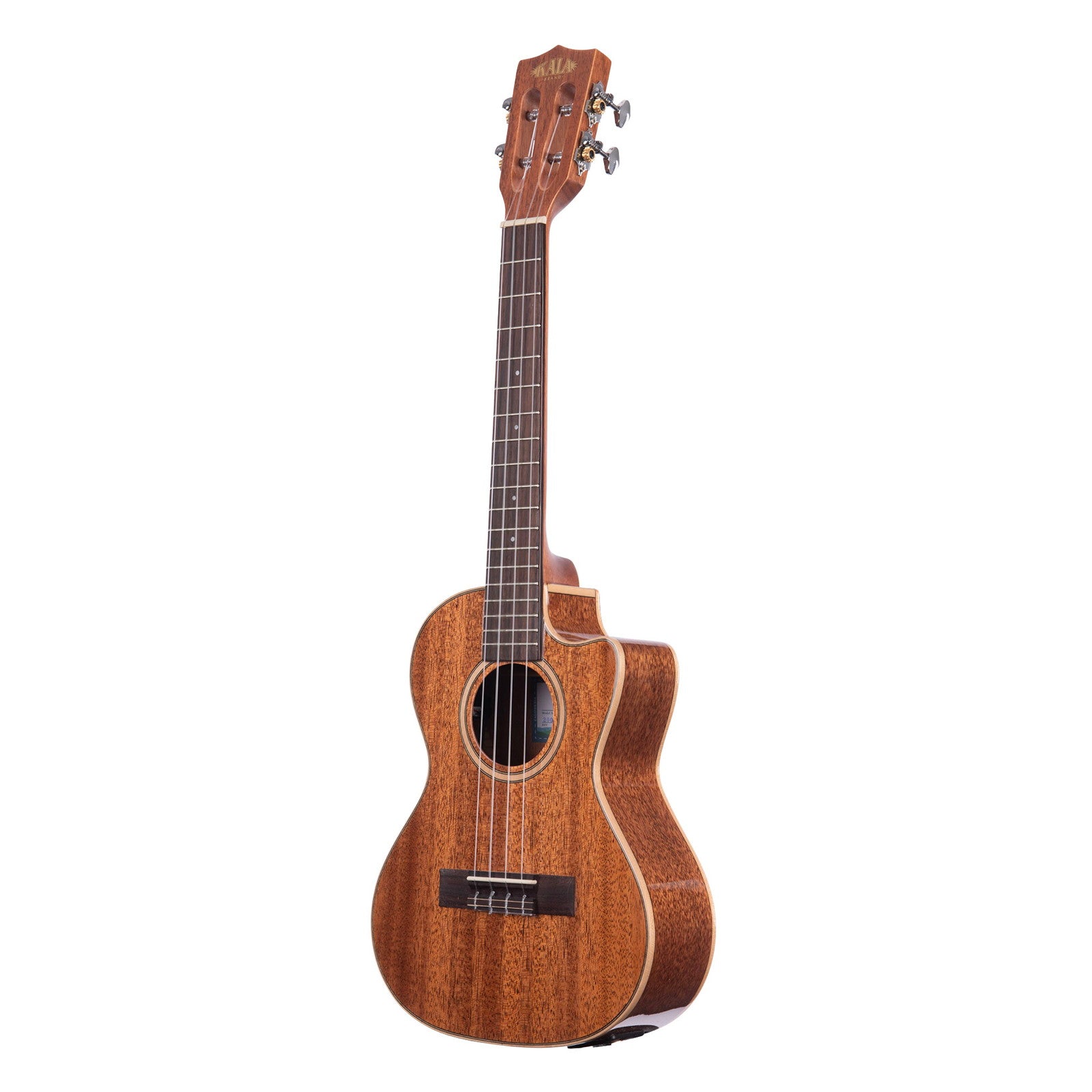Kala All Solid Gloss Mahogany Tenor Ukulele w/ Cutaway & EQ