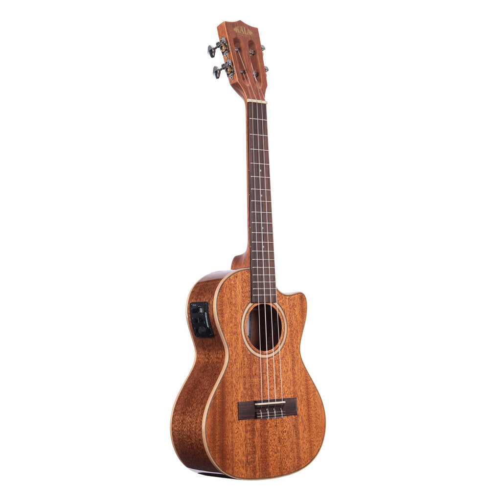 Kala All Solid Gloss Mahogany Tenor Ukulele w/ Cutaway & EQ