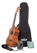 KA-15S Satin Mahogany Tenor Ukulele Bundle