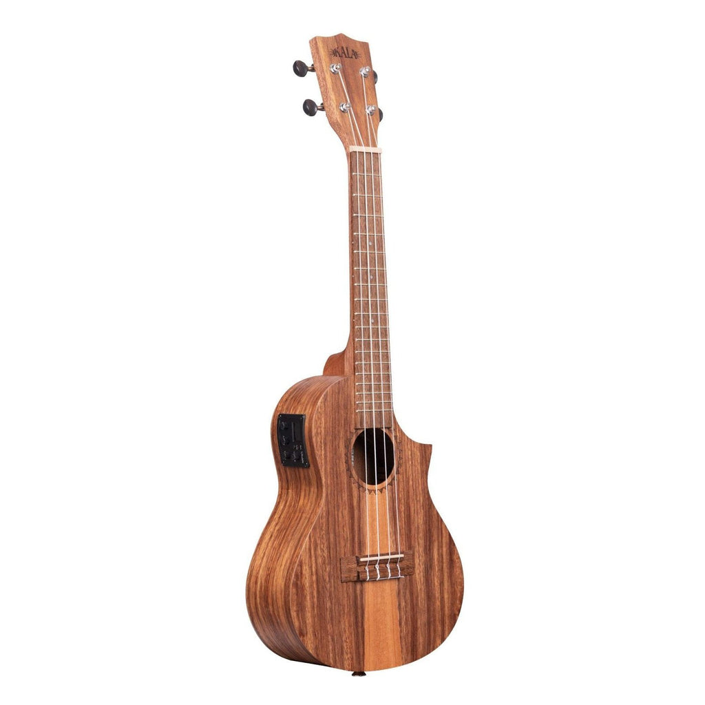 Kala Teak Tri-Top Concert Ukulele w/ Cutaway & EQ