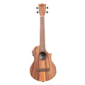 Kala Teak Tri-Top Tenor Ukulele w/ Cutaway & EQ