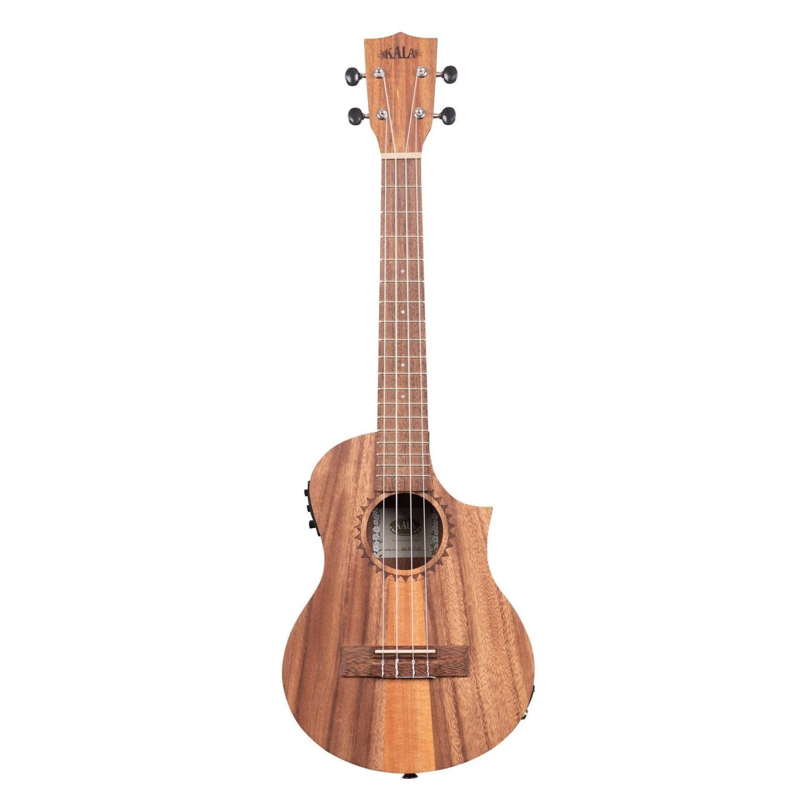 Kala Teak Tri-Top Tenor Ukulele w/ Cutaway & EQ