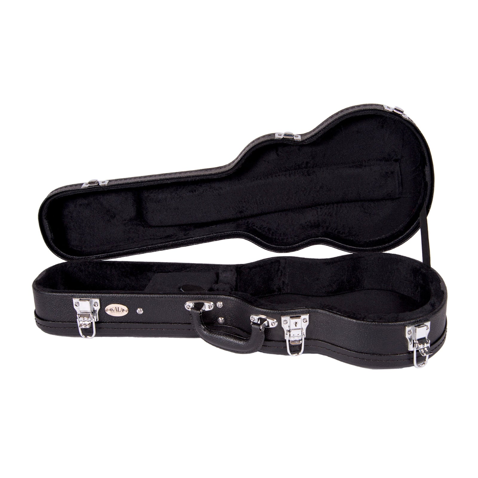 Kala Archtop Tenor Hardcase, Black