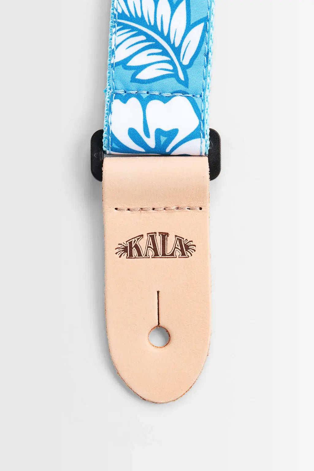 Kala Hibiscus Print Ukulele Strap- Blue