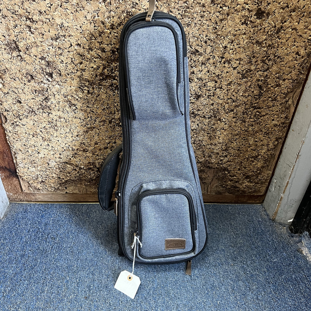 Kala Sonoma Deluxe Soprano Ukulele Cloth Case Charcoal