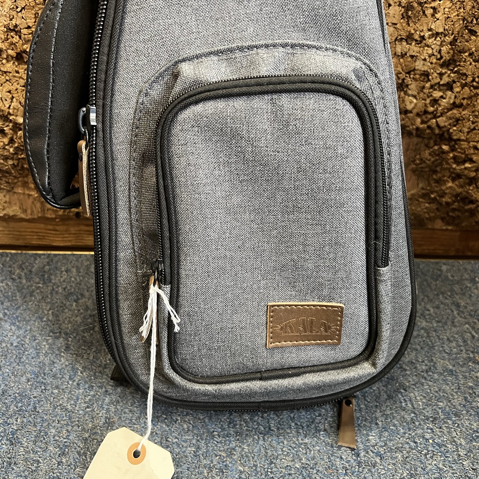 Kala Sonoma Deluxe Soprano Ukulele Cloth Case Charcoal