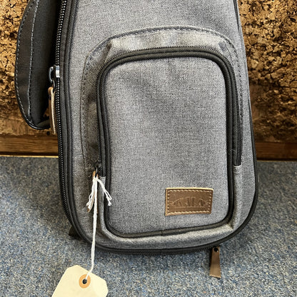 Kala Sonoma Deluxe Soprano Ukulele Cloth Case Charcoal