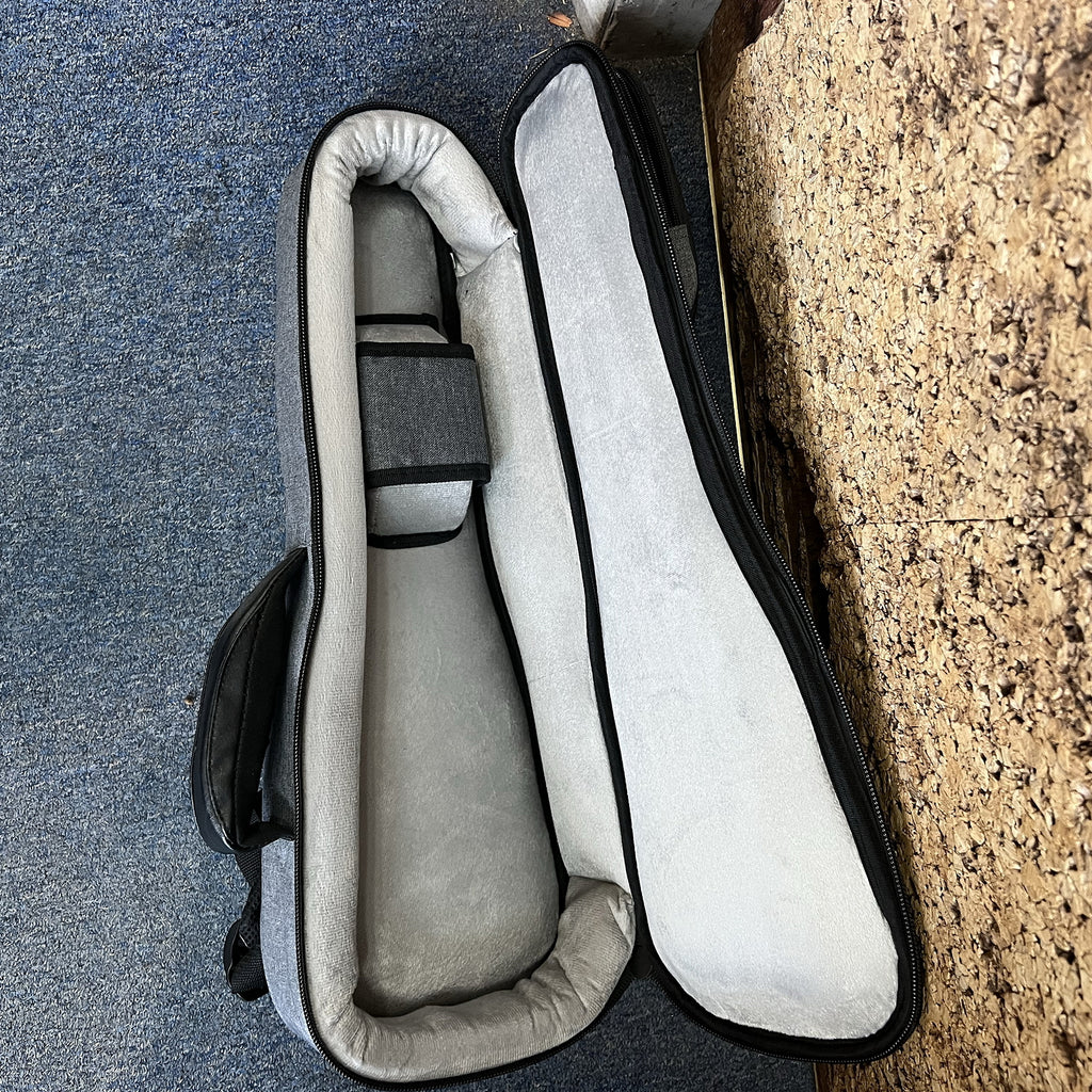 Kala Sonoma Deluxe Soprano Ukulele Cloth Case Charcoal