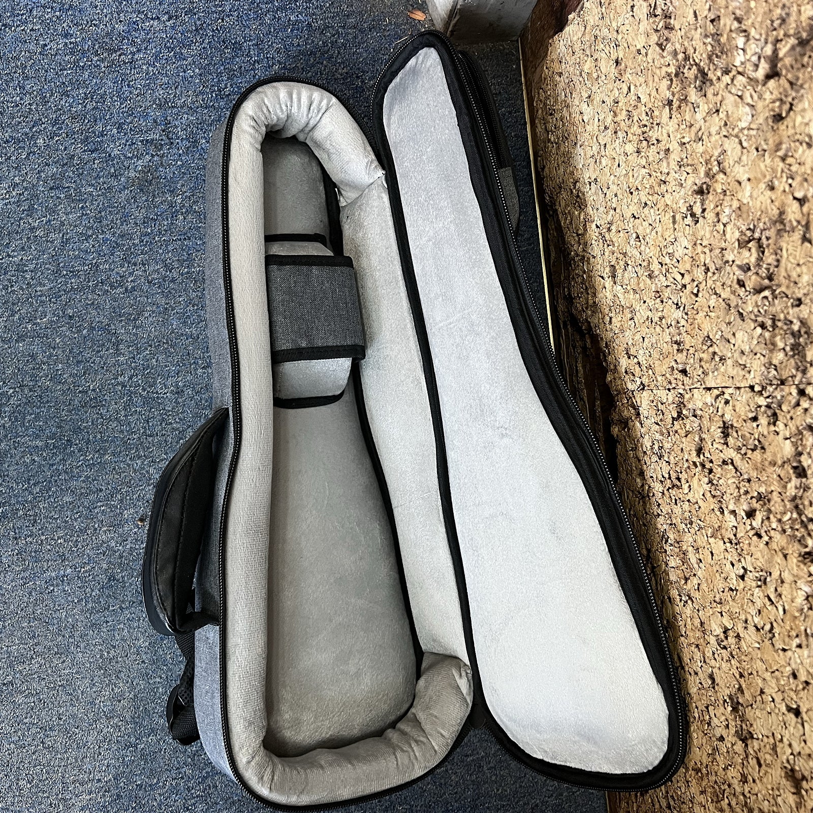 Kala Sonoma Deluxe Soprano Ukulele Cloth Case Charcoal