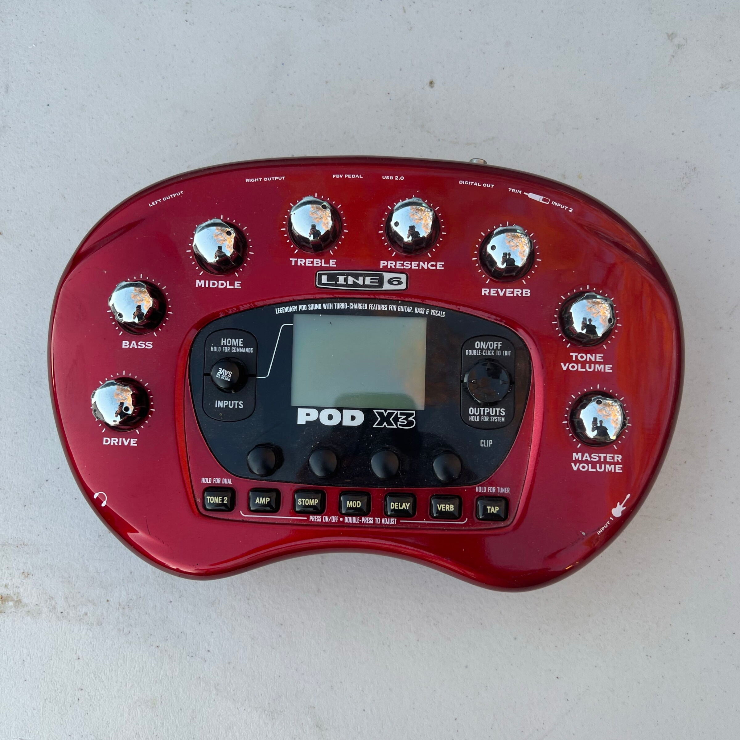 Line 6 POD X3 Multi-Effect and Amp Modeler, Used