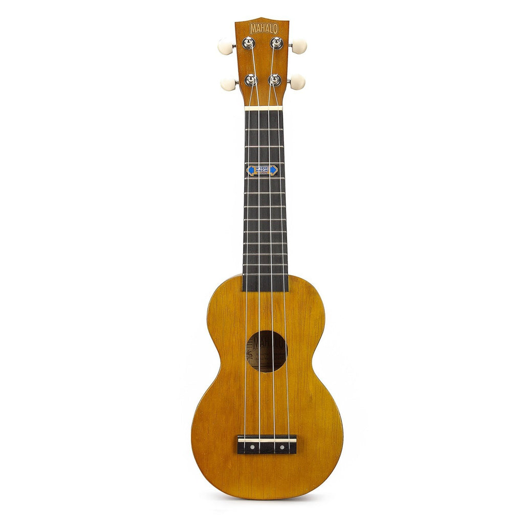 Mahalo MK1-PWTBR Kahiko Plus Soprano Ukulele. Wide Neck Trans Brown