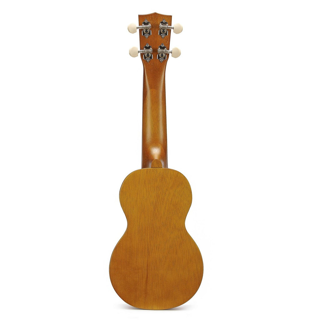 Mahalo MK1-PWTBR Kahiko Plus Soprano Ukulele. Wide Neck Trans Brown