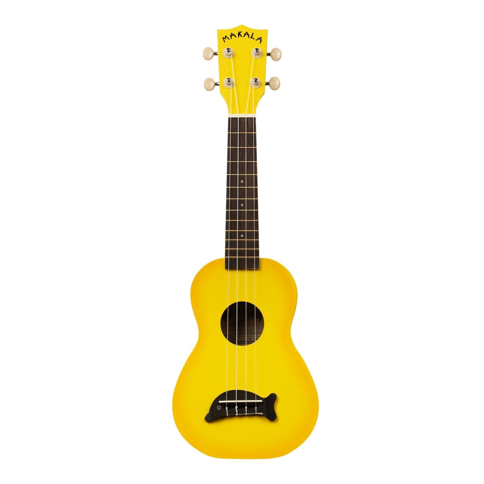Makala Yellow Burst Soprano Dolphin Ukulele
