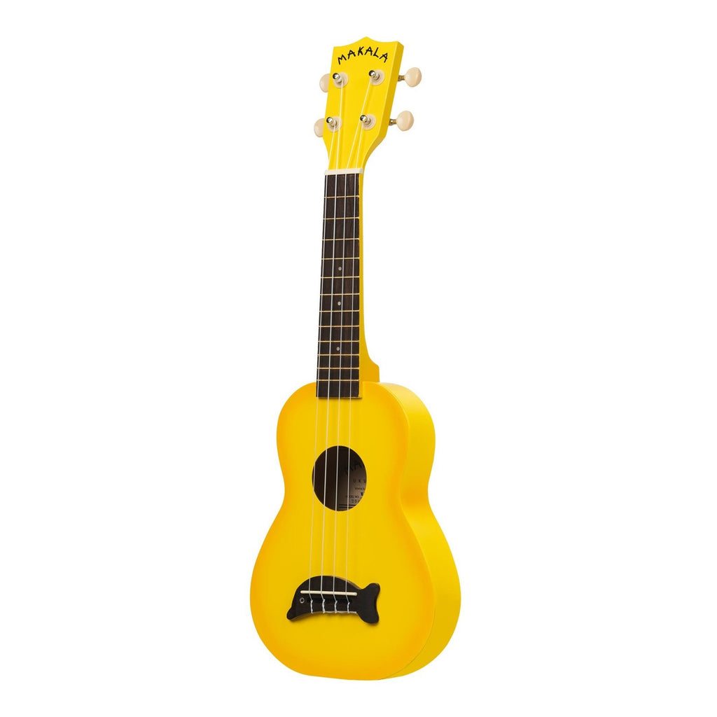 Makala Yellow Burst Soprano Dolphin Ukulele