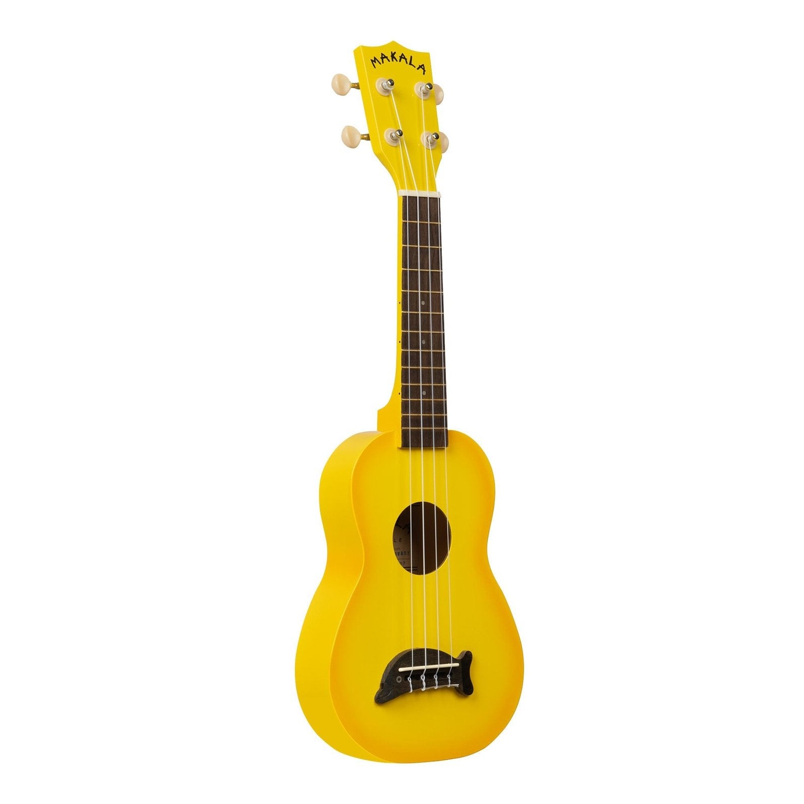 Makala Yellow Burst Soprano Dolphin Ukulele