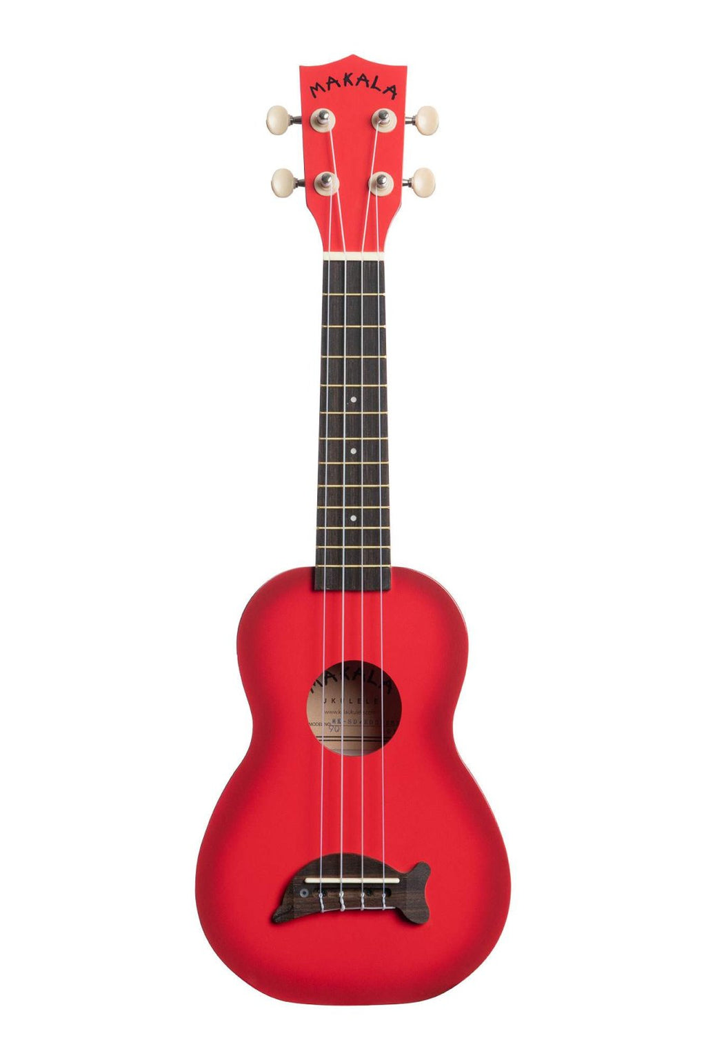 Makala Dolphin Bridge Soprano Ukulele Red Burst