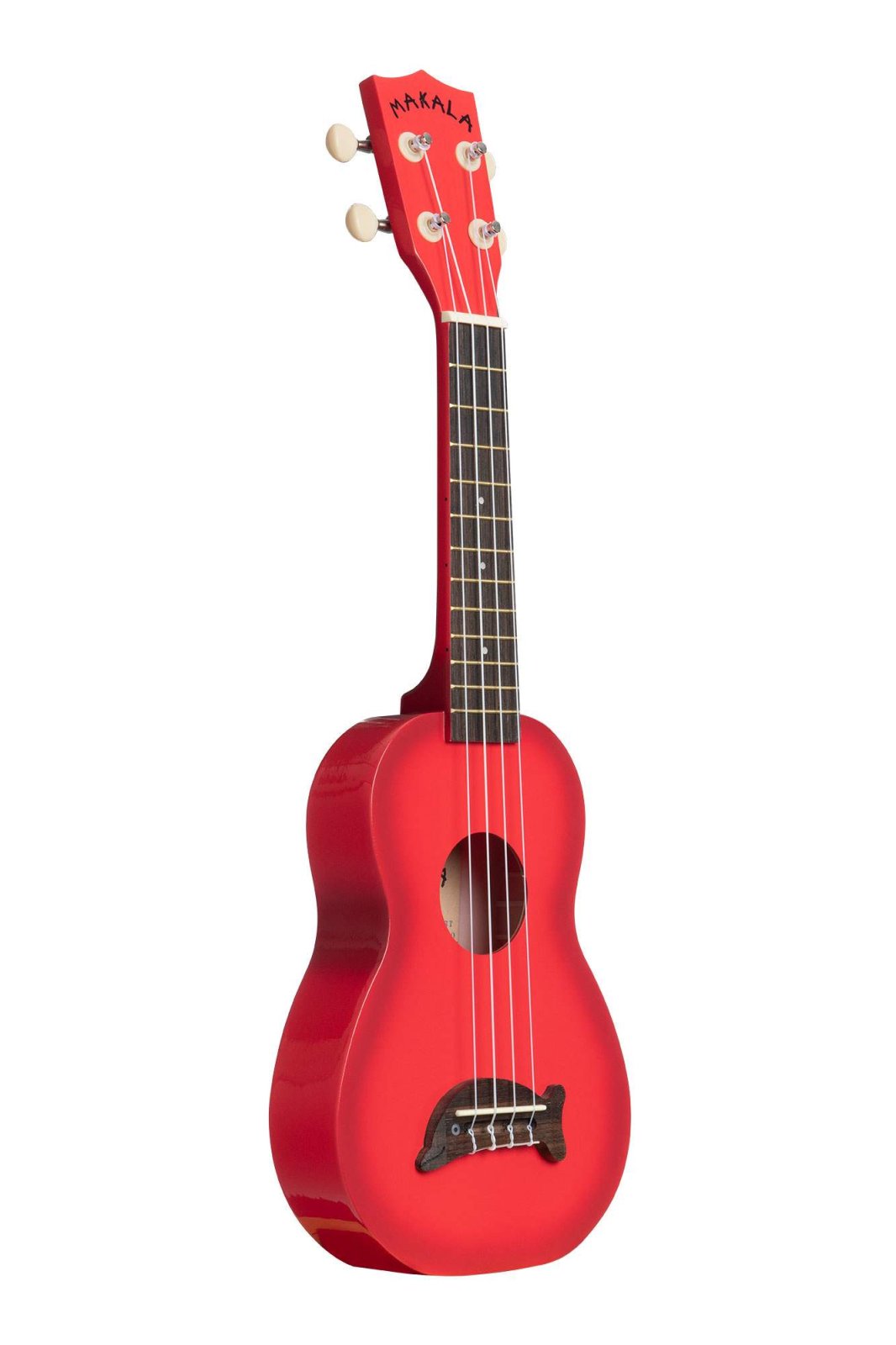 Makala Dolphin Bridge Soprano Ukulele Red Burst