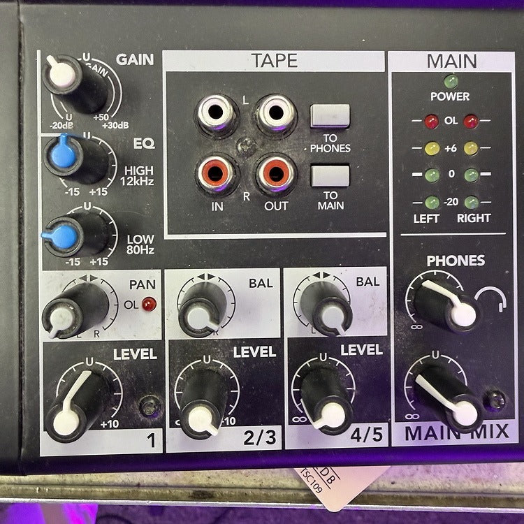 Mackie MIX5 Mic / Line Mixer - Used