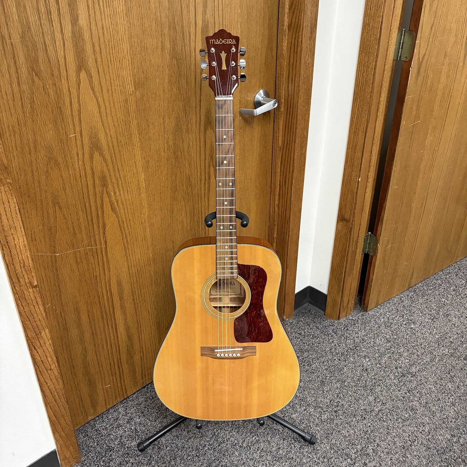 Madeira A-10 Dreadnought Acoustic Guitar - 1970s by Guild w/bag