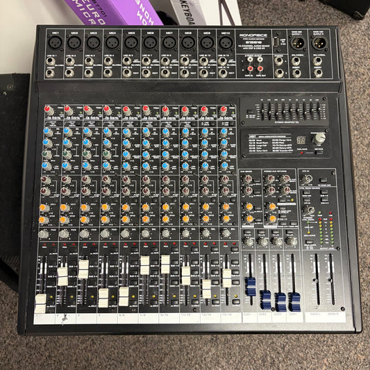 Monoprice 615816 16-Channel Audio Mixer with DSP and USB