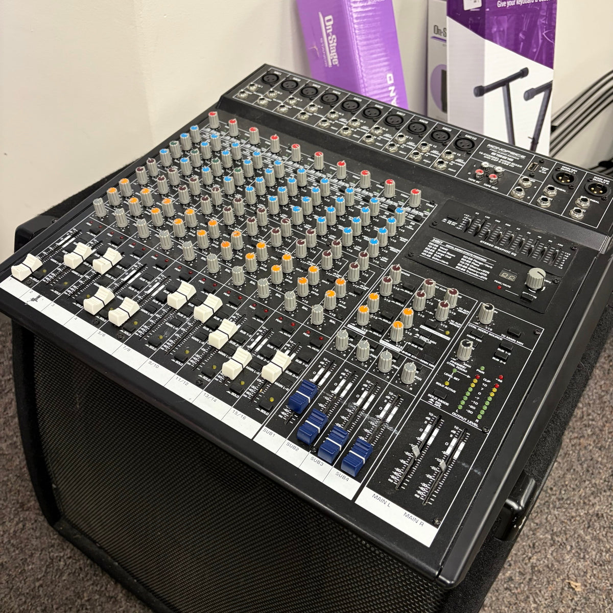 Monoprice 615816 16-Channel Audio Mixer with DSP and USB