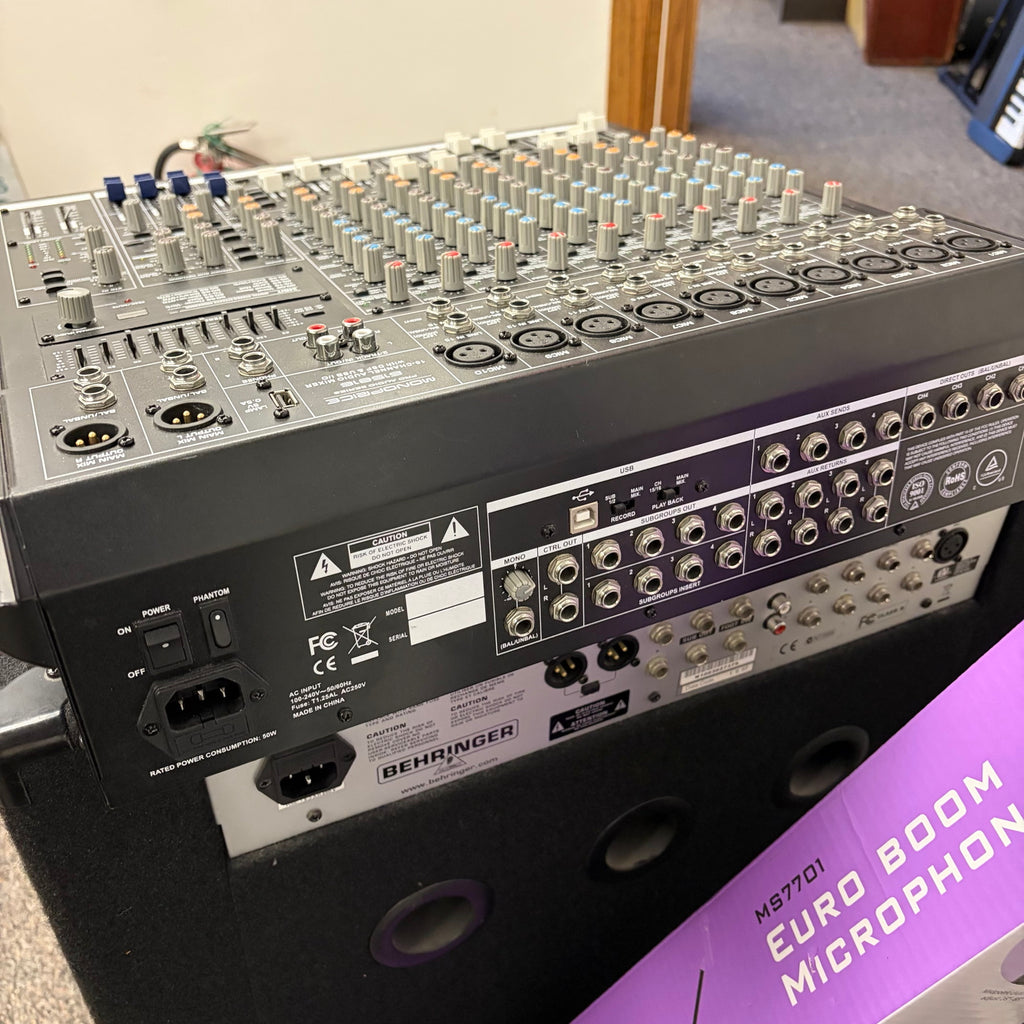 Monoprice 615816 16-Channel Audio Mixer with DSP and USB