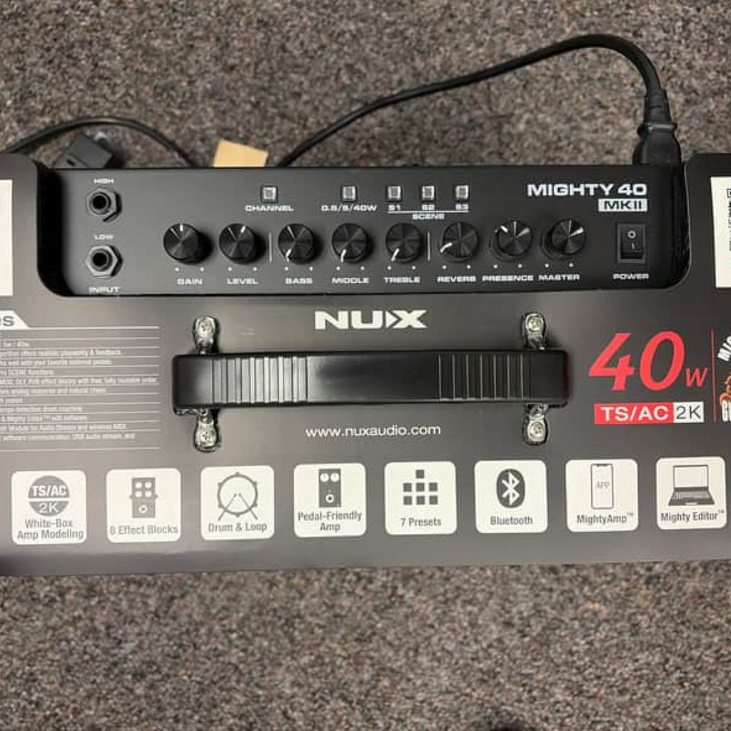 NUX Mighty 40 MKII 40-watt 1 x 12-inch Modeling Combo Amp