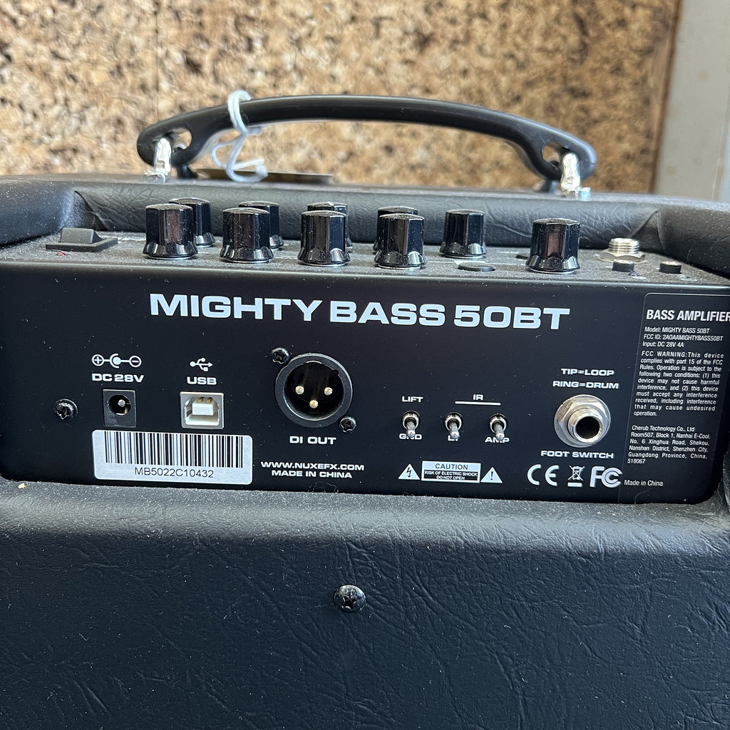 NUX Mighty Bass 50BT 1 x 6.5-inch 50-watt Bass Combo Amp