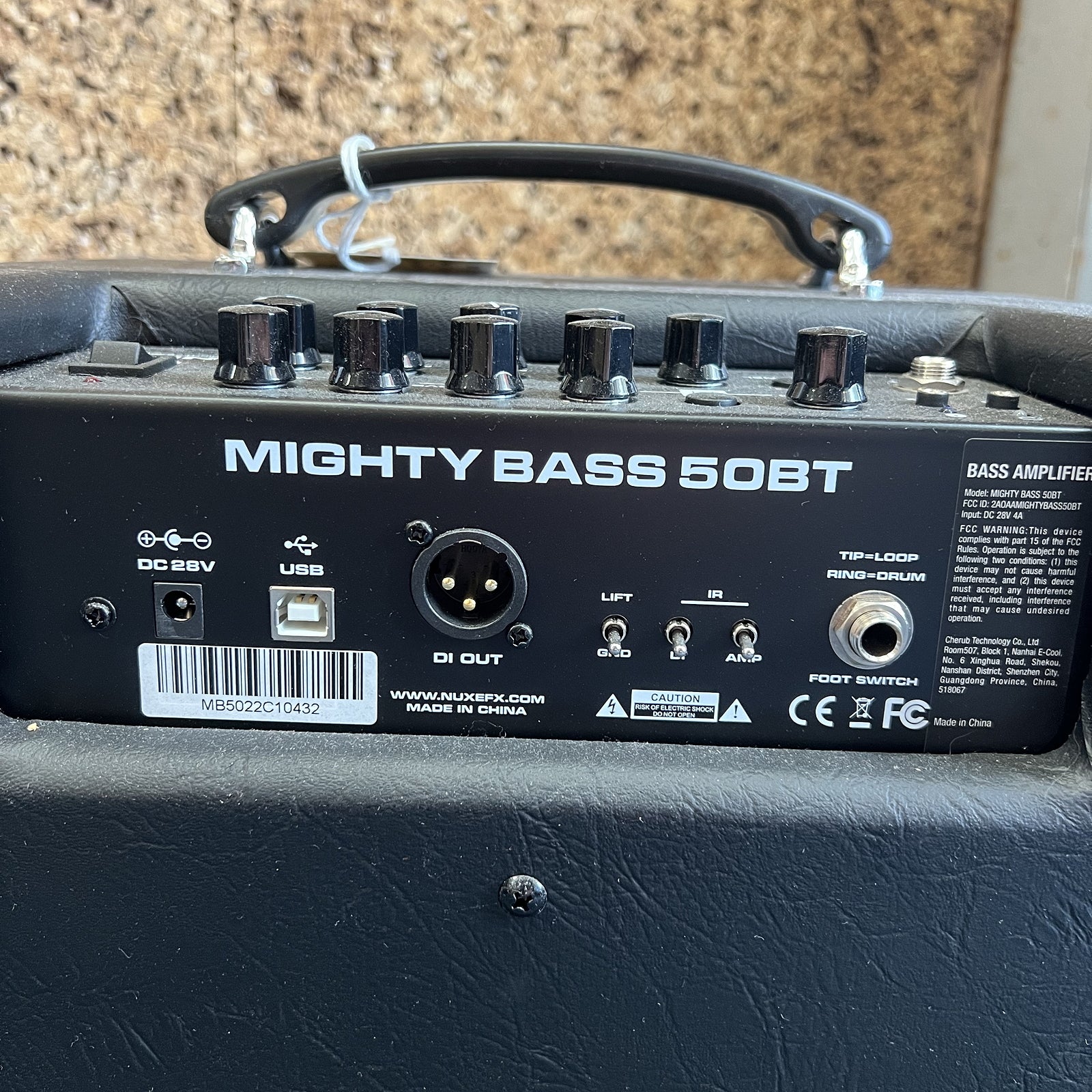 NUX Mighty Bass 50BT 1 x 6.5-inch 50-watt Bass Combo Amp
