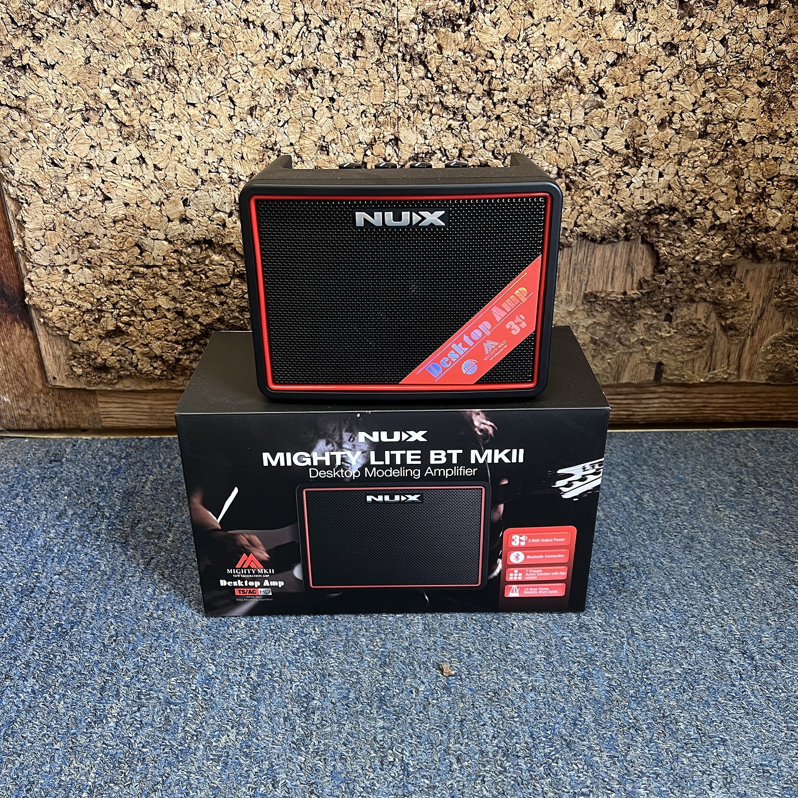 NUX Mighty Lite BT MKII 3-watt Desktop Modeling Amp