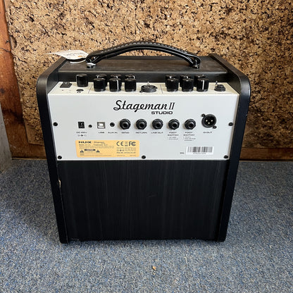 NUX Stageman II Studio AC-60 60-watt 1 x 6.5-inch Acoustic Guitar Combo Amp