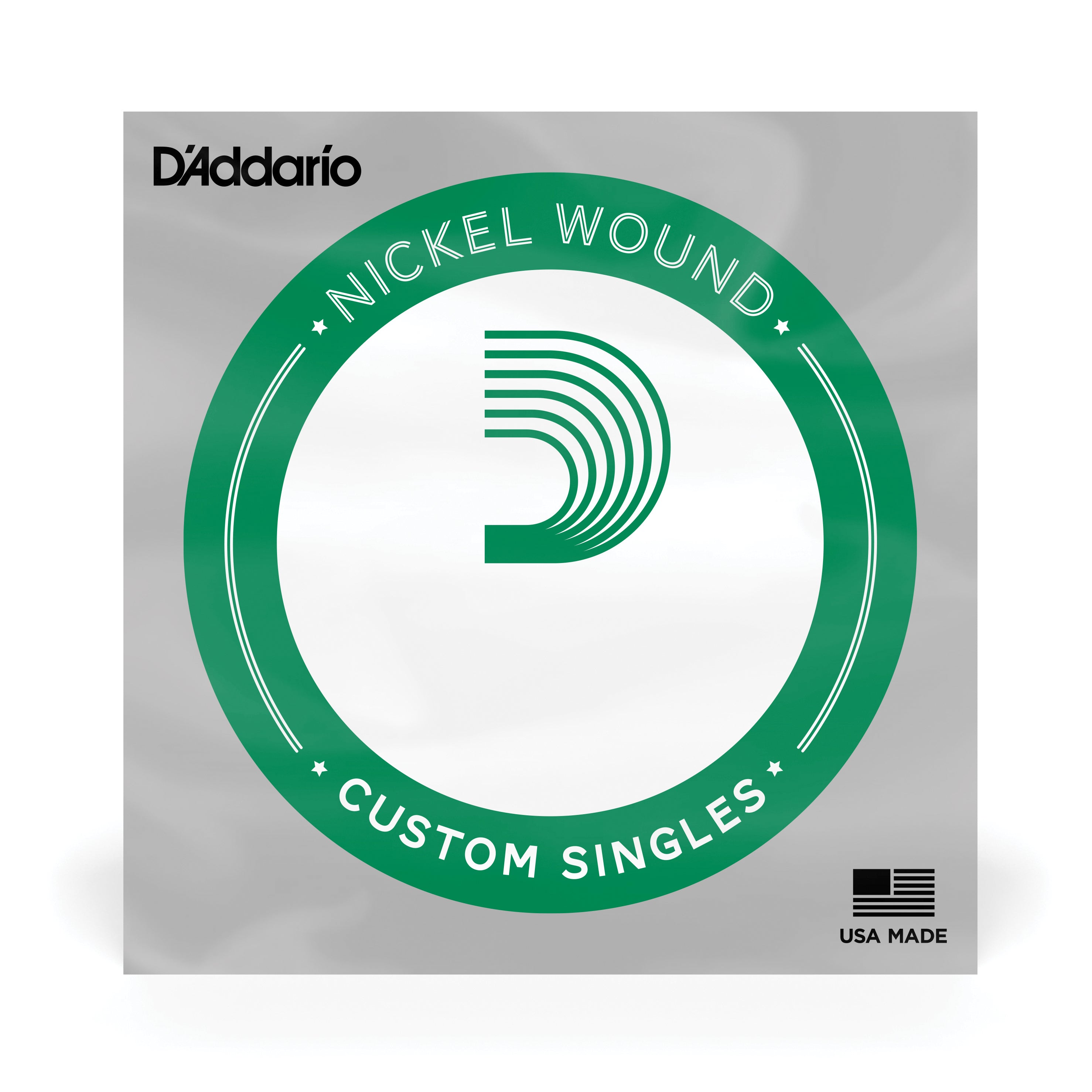 D'Addario NW024 Nickel Wound Electric Guitar Single String, .024
