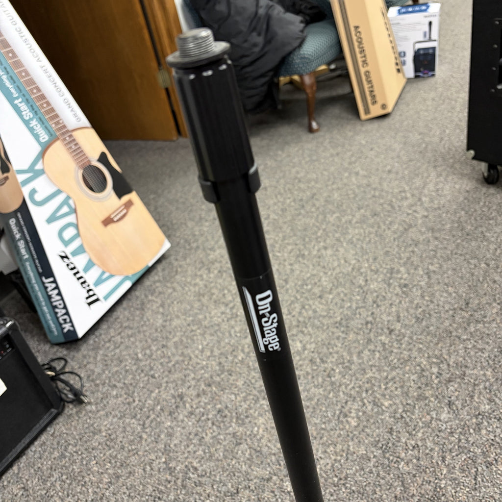 On-Stage Microphone Stand Tripod Base - Black - Open Box