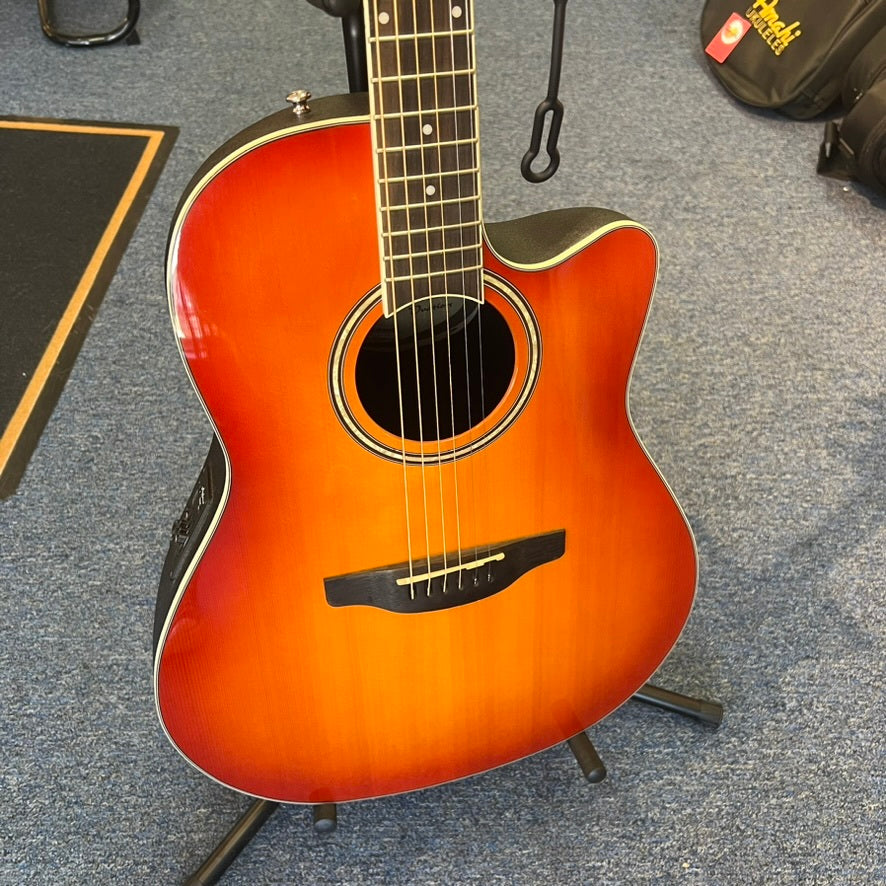 Ovation Applause Acoustic Electric Guitar HoneyBurst, used