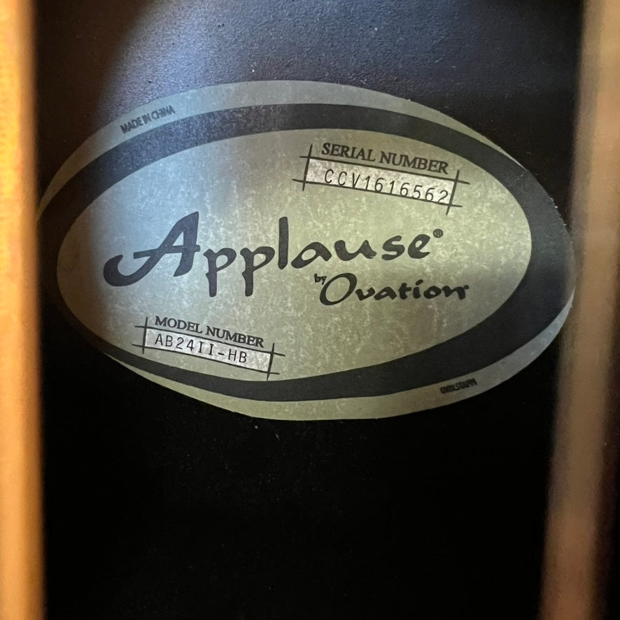 Ovation Applause Acoustic Electric Guitar HoneyBurst, used