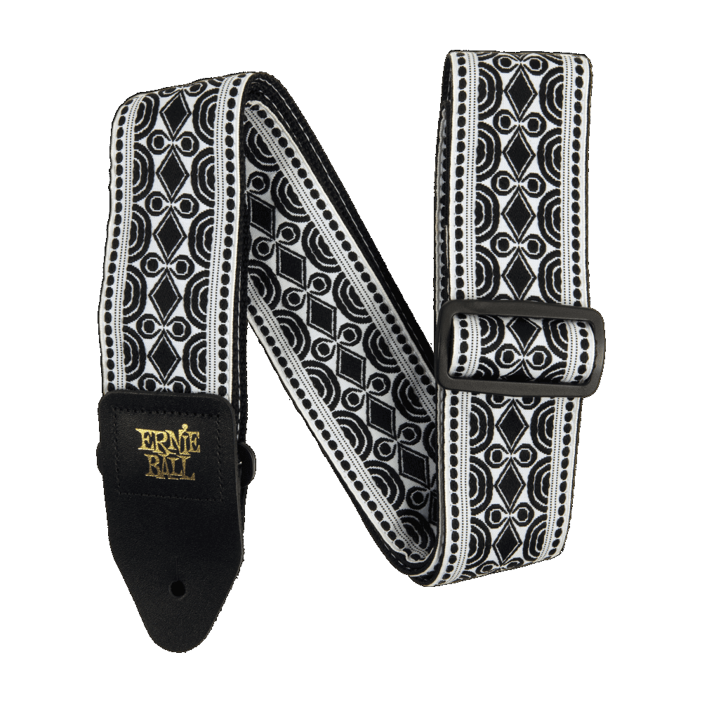 Ernie Ball Classic Jacquard Guitar/Bass Strap - Beatnik Black