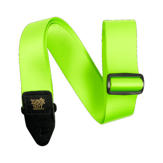 PREMIUM GUITAR STRAP/BASS STRAP - NEON GREEN