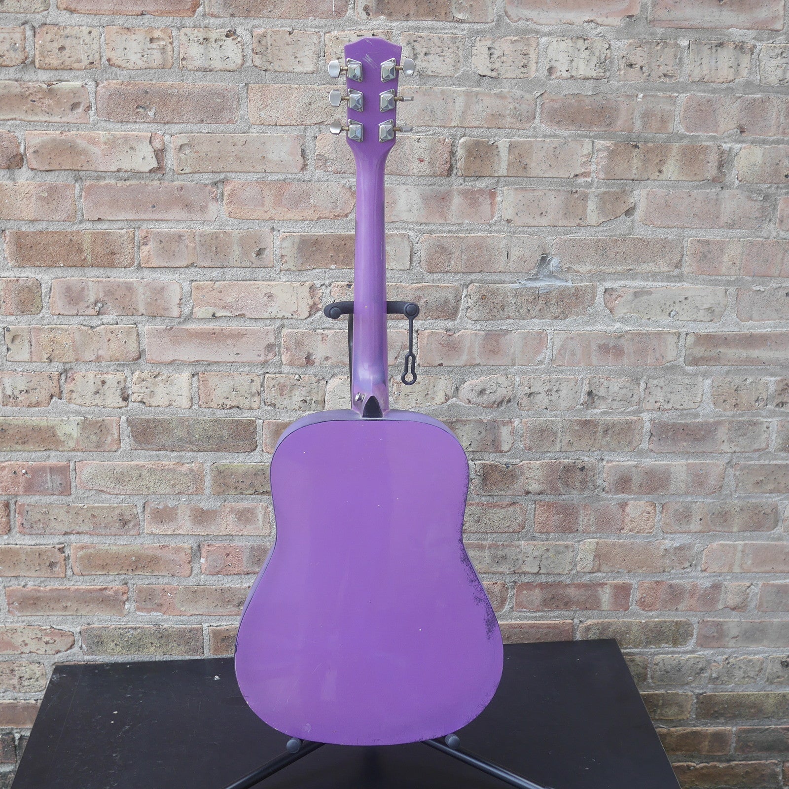 Purple Acoustic Guitar short-scale used