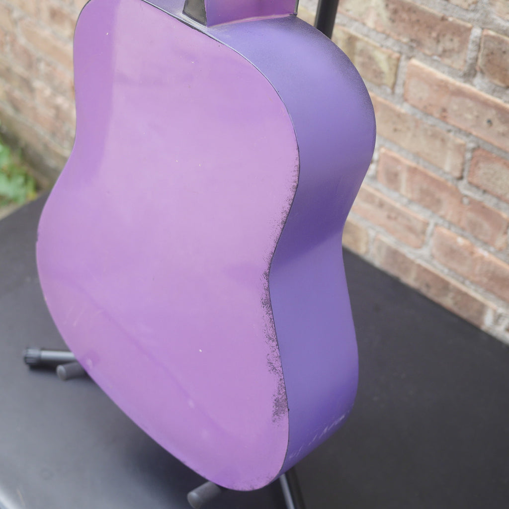 Purple Acoustic Guitar short-scale used
