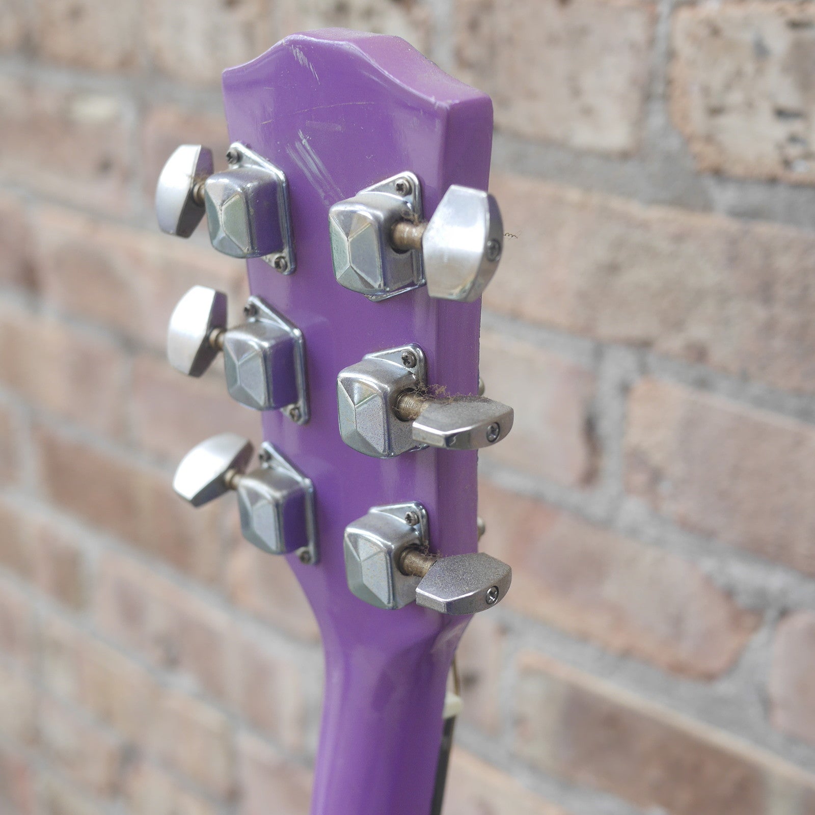 Purple Acoustic Guitar short-scale used