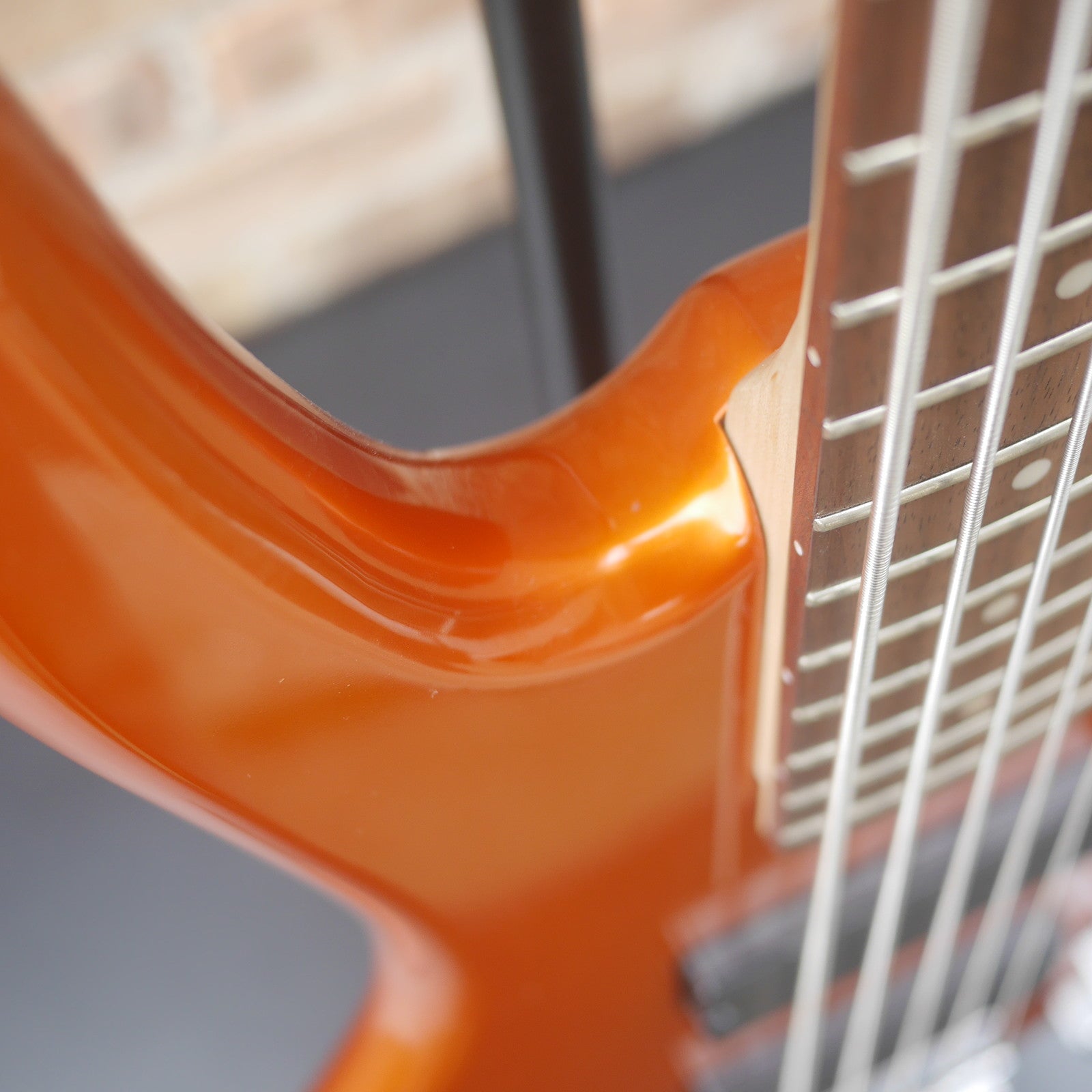 Ibanez GSR205 GIO Series 5 String Electric Bass Guitar Roadster Orange Metallic Demo