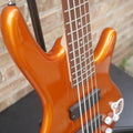 Ibanez GSR205 GIO Series 5 String Electric Bass Guitar Roadster Orange Metallic Demo