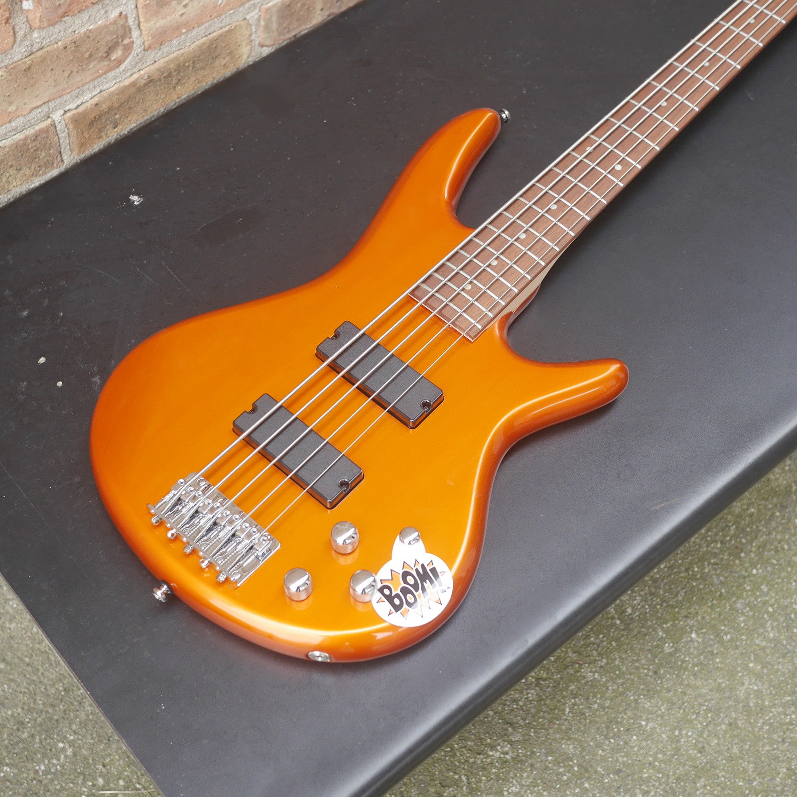 Ibanez GSR205 GIO Series 5 String Electric Bass Guitar Roadster Orange Metallic Demo
