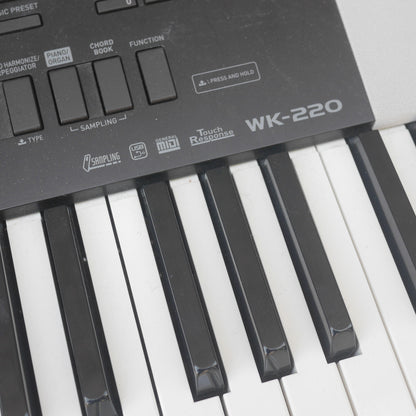Casio WK-220 76-key keyboard used