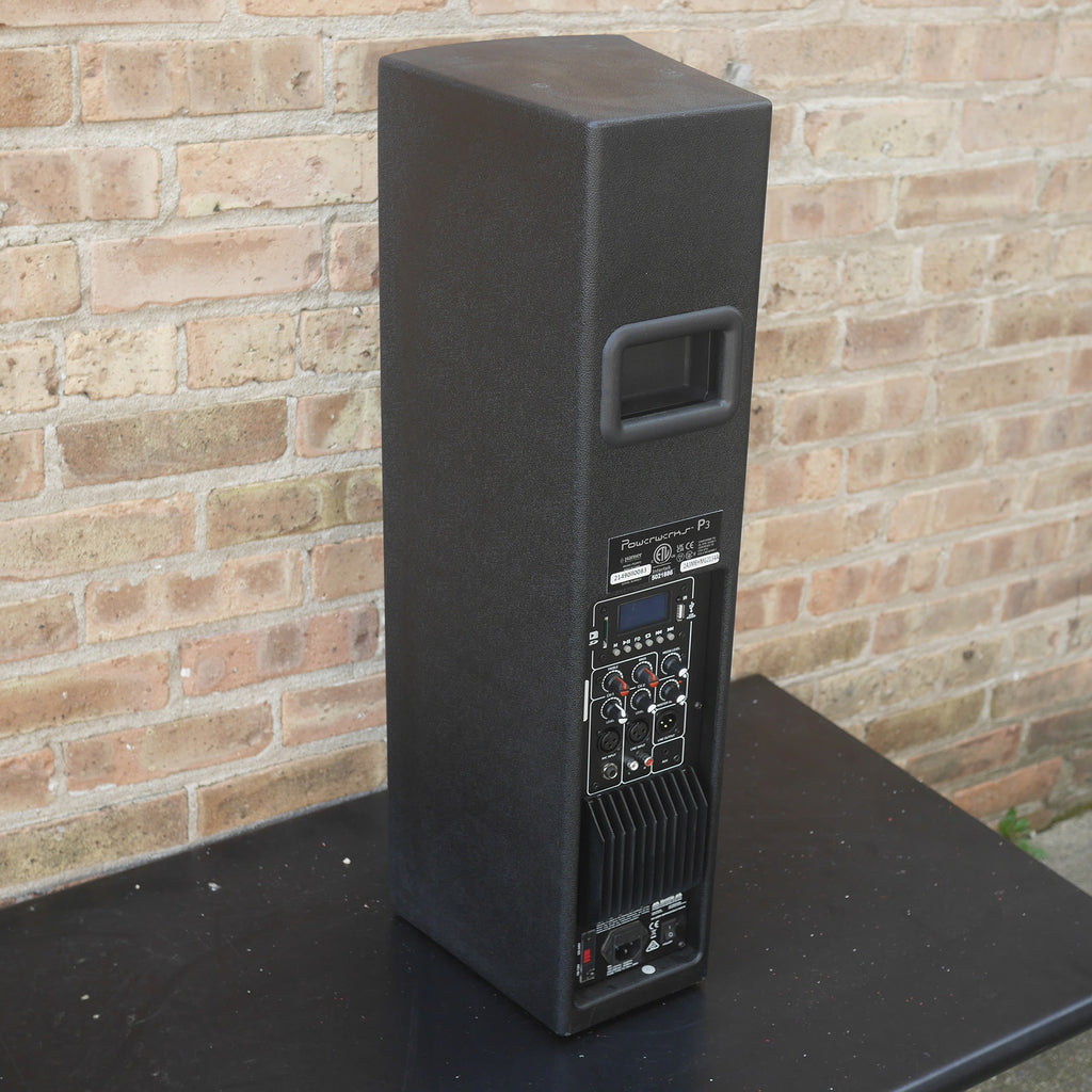 Powerwerks PWRP3 120 watt 3-Ch Active PA Column w/ LCD BT True Stereo Link